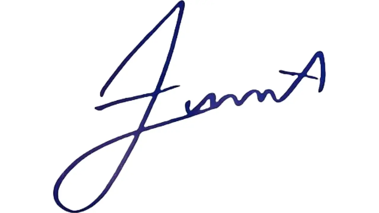Signature of Forrest Frank