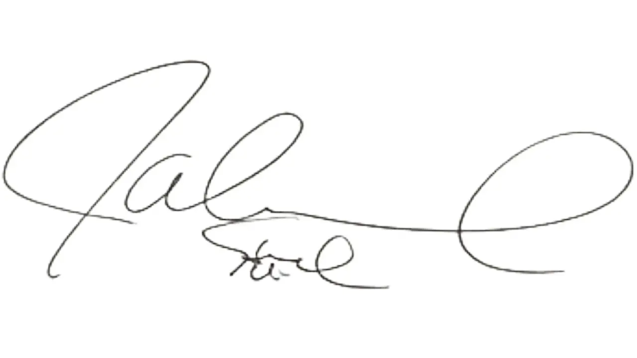 Signature of Jaleel White