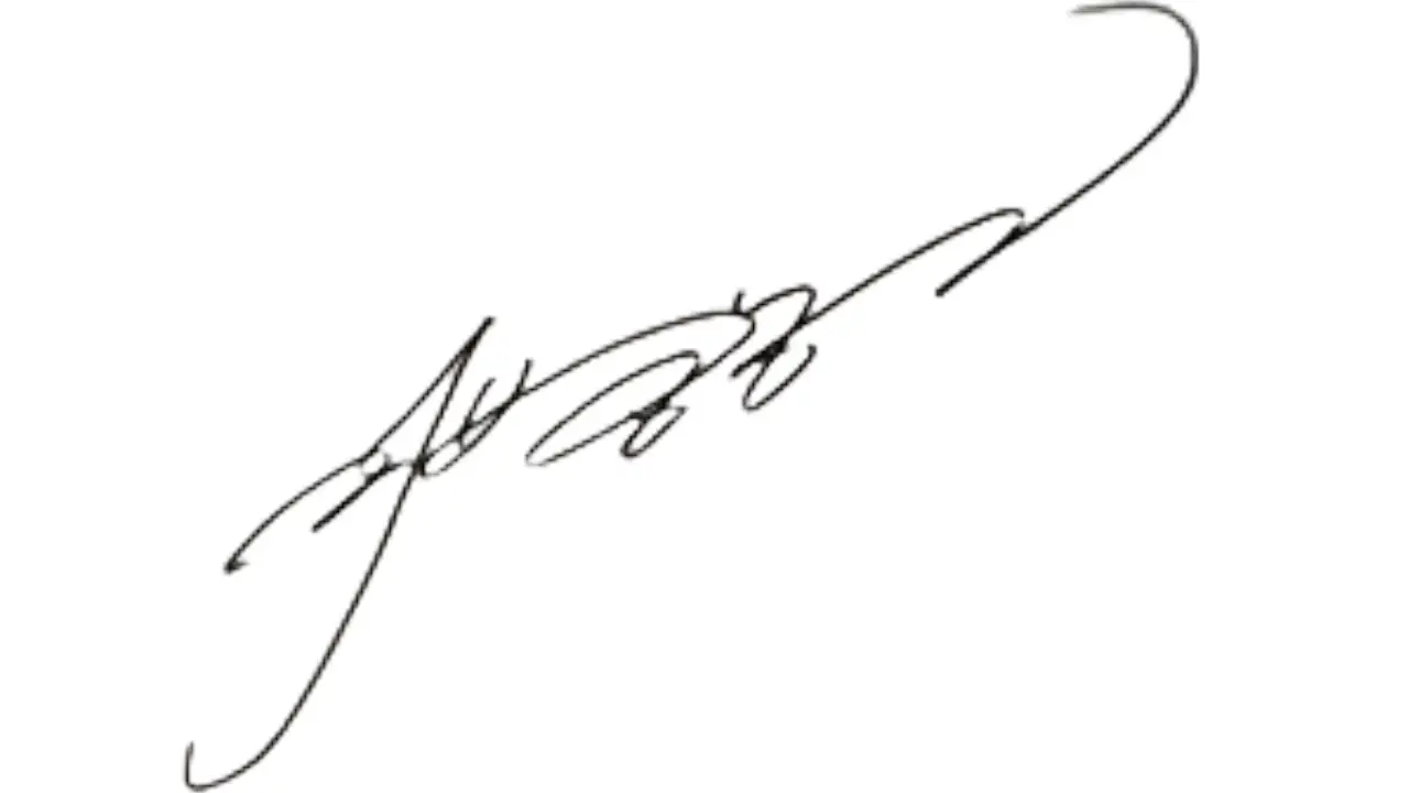 Signature of Lee Byung-hun