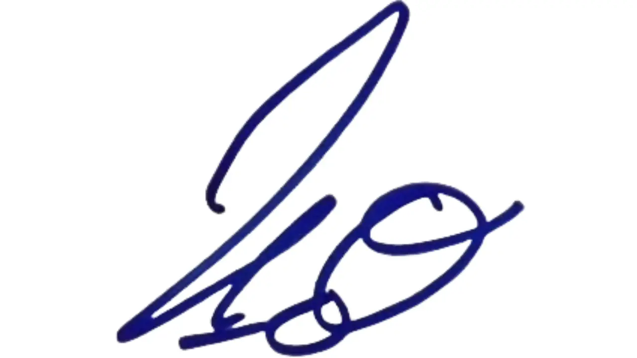 Signature of Teddy Swims