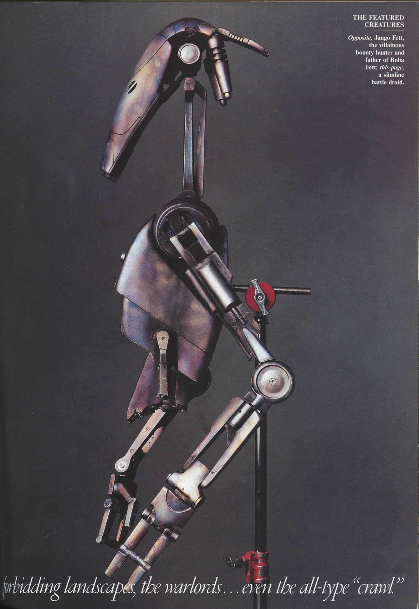 Battle Droid (Photo by Annie Leibovitz, lighting by Kim Smith)