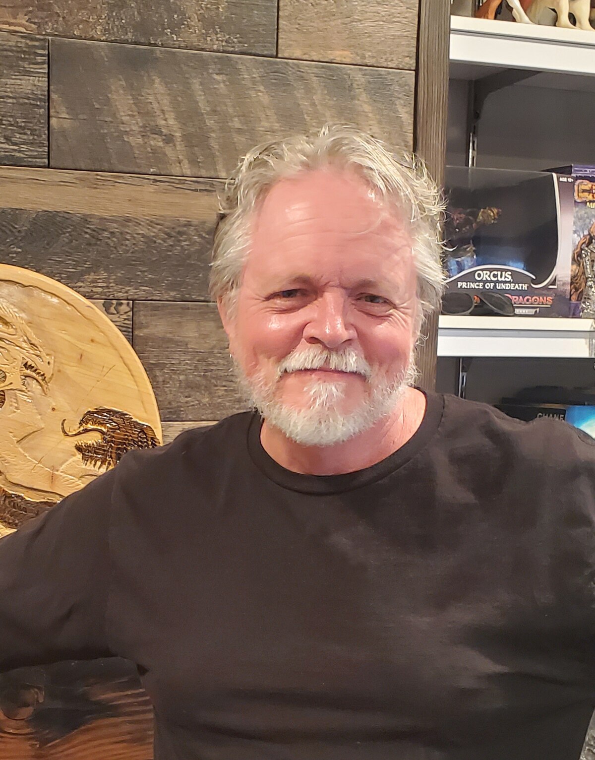 Todd Lockwood in his studio