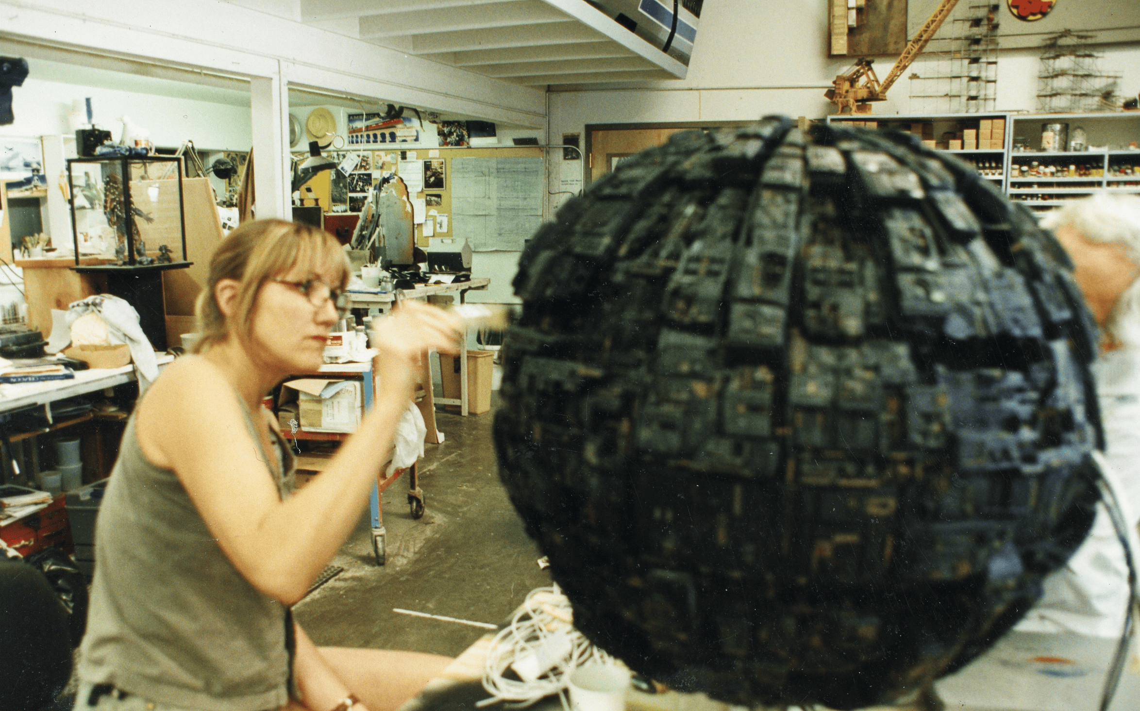 Close-up of Star Trek First Contact ship miniature