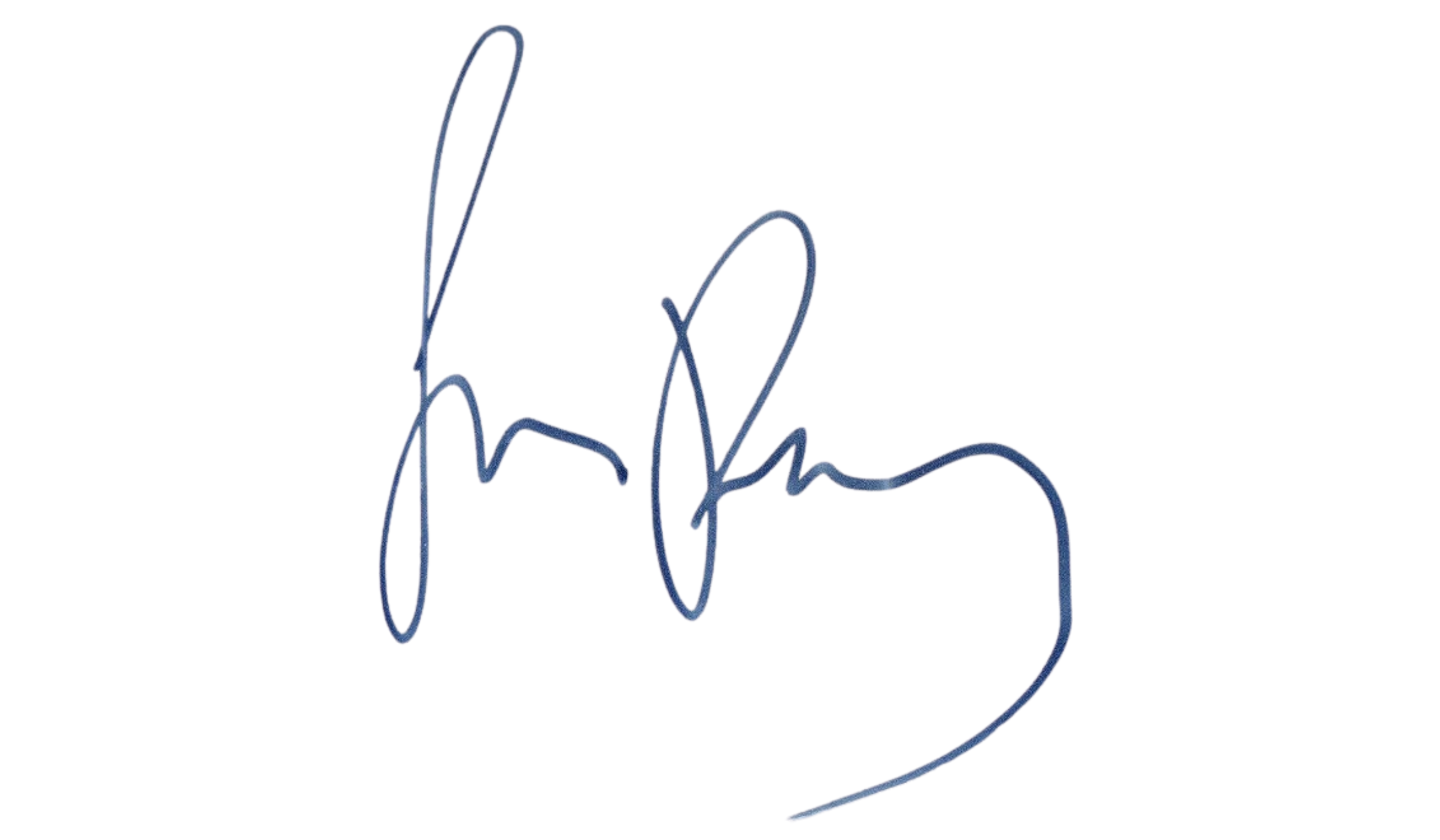 Signature of Simon Pegg