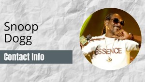 Snoop Dogg Contact Info: [Fan Mail, Business, Autographs, & More]