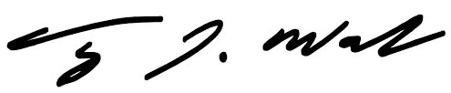 Signature of Tim Walz