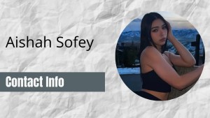 Aishah Sofey Contact Info: [Fan Mail, Business, Autographs, & More]
