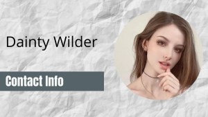 Dainty Wilder Contact Info: [Fan Mail, Business, Autographs, & More]