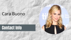 Cara Buono Contact Info: [Fan Mail, Business, Autographs, & More]