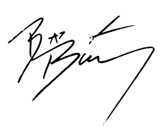 Signature of Bad Bunny