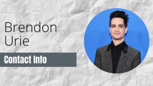 Brendon Urie Contact Info: [Fan Mail, Business, Autographs, & More]